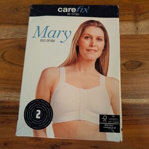 Carefix Mary Front Close Post-Op Bra #3343 Tan XL Compression Level 2-NEW